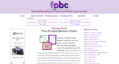 Desktop Screenshot of freeprintablebehaviorcharts.com