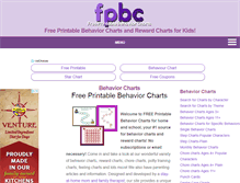 Tablet Screenshot of freeprintablebehaviorcharts.com